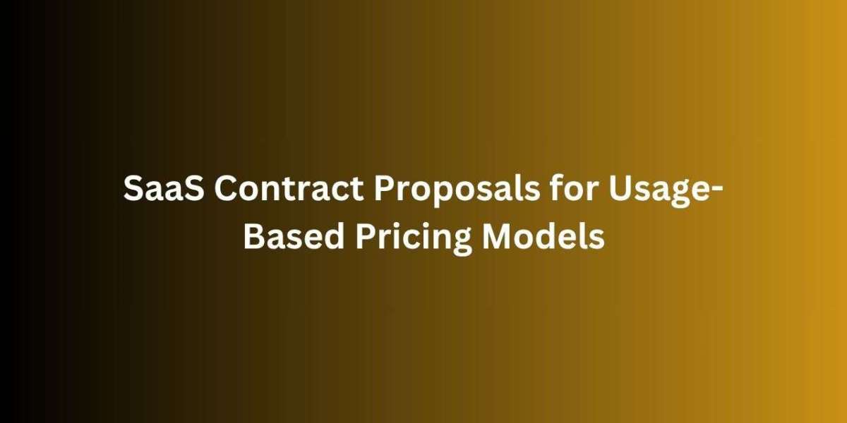 SaaS Contract Proposals for Usage-Based Pricing Models
