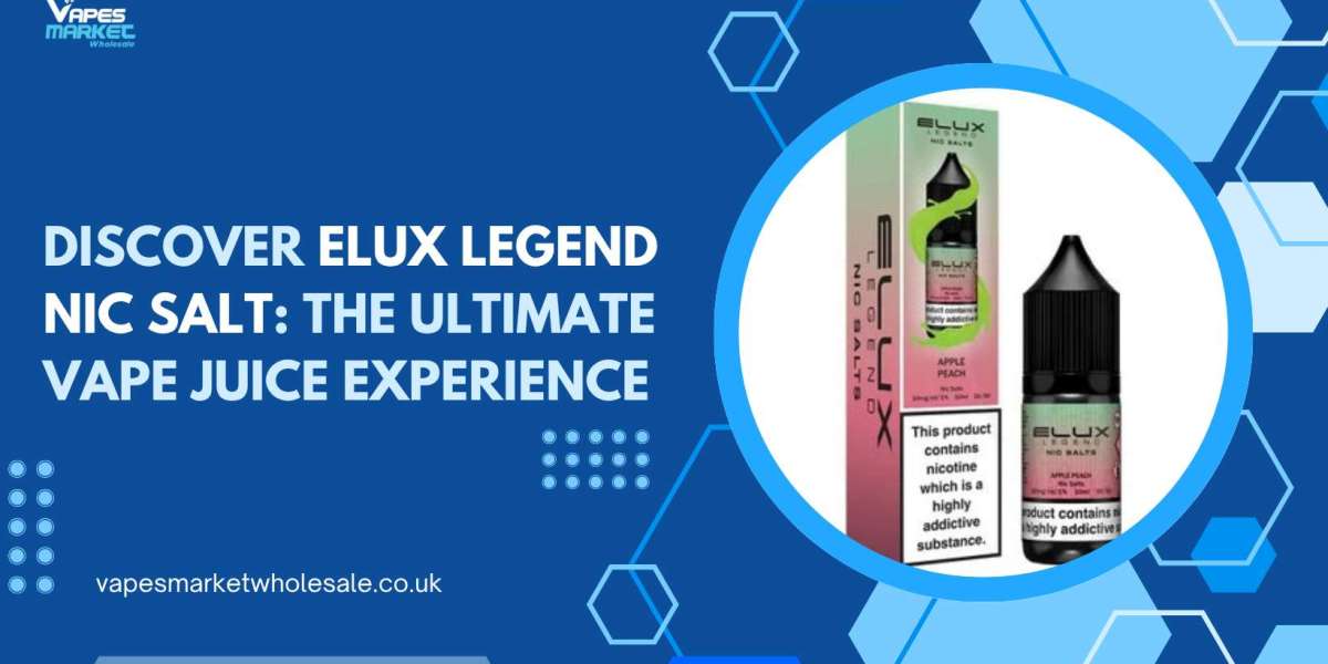 Discover Elux Legend Nic Salt: The Ultimate Vape Juice Experience