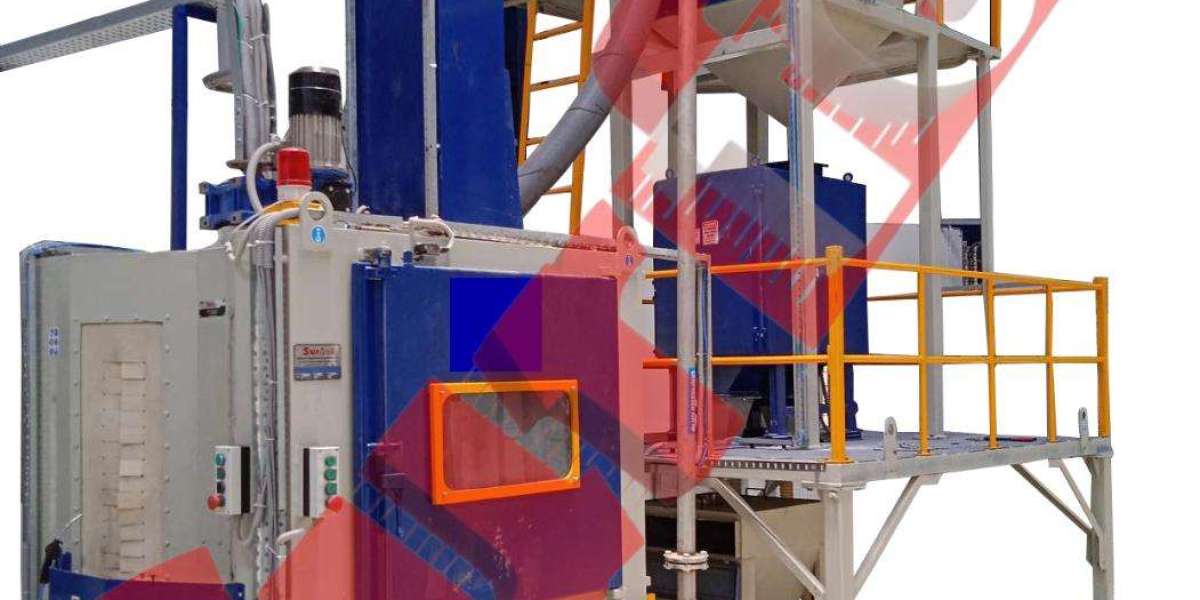 Tumblast Shot Blasting Machine Manufacturing by SurfexIndia