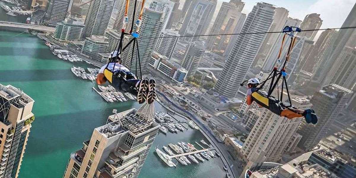 Experience the Thrill of XLine Dubai: Zipline Adventure in Dubai Marina from Just 664 AED