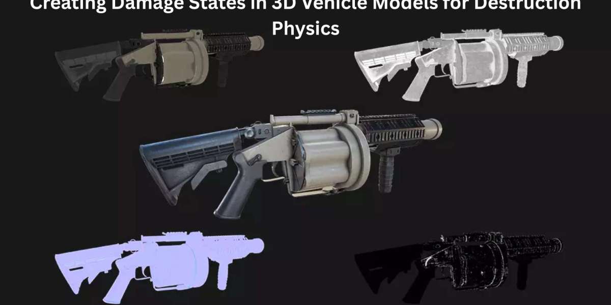 Creating Damage States in 3D Vehicle Models for Destruction Physics