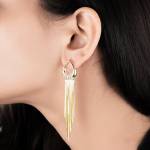 Gold earrings