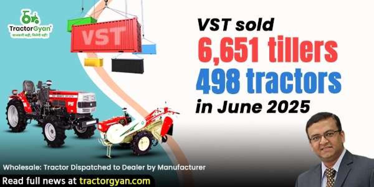 VST Tractor Sales Report June 2025: Tractor Gyan