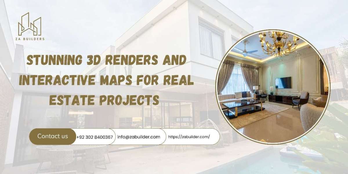 Stunning 3D Renders and Interactive Maps for Real Estate Projects