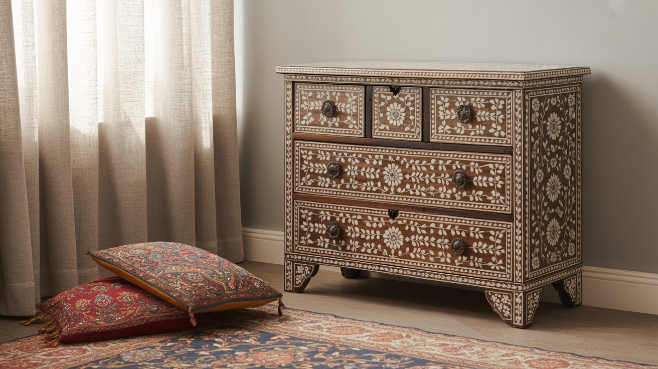 Why Every New Home Needs a Signature Bone Inlay Accent Piece