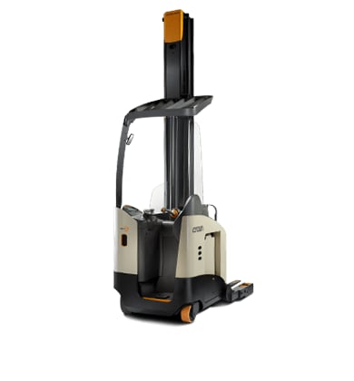Montacargas Eléctrico Crown RMD 6000 Extensión doble | Servicios Especializados en Montacargas