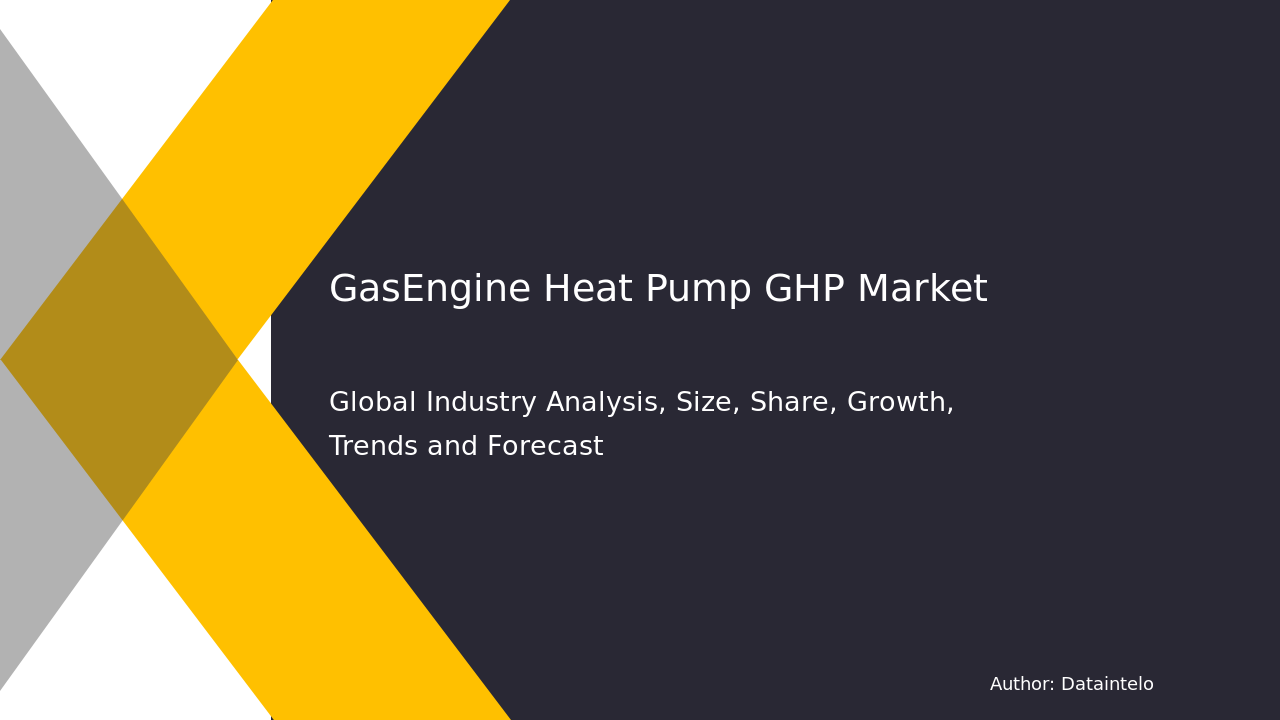Request For Sample of Gas-Engine Heat Pump (GHP) Market Report | Global Forecast From 2025 To 2033