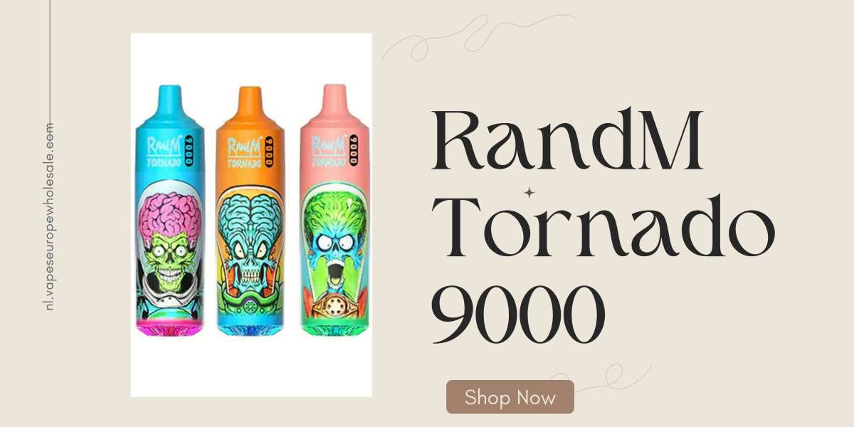 RandM Tornado 9000: Innovatie, Stijl en Prestaties in één Wegwerp Vape
