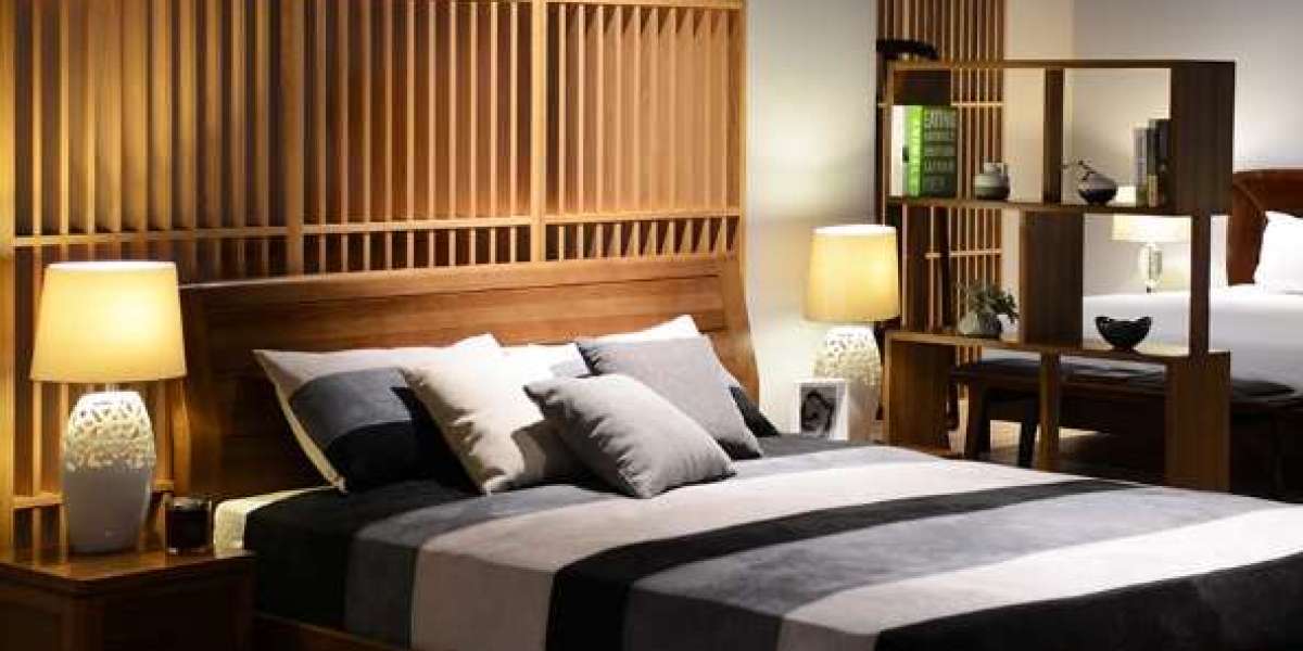 The romantic bedroom furniture color in power will surely capture your heart