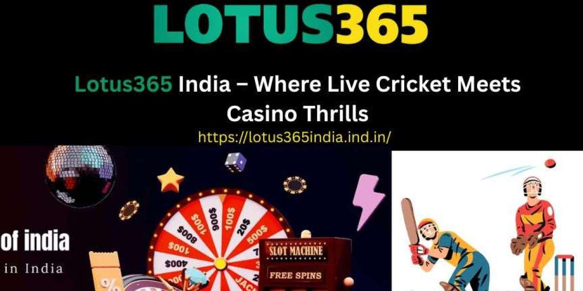 Lotus365 India – Where Live Cricket Meets Casino Thrills