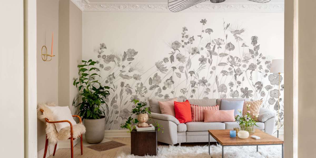 Botanical Dreams: Floral Murals for a Refreshing Interior Look