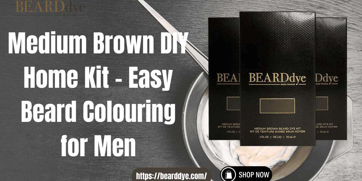 Medium Brown DIY Home Kit | Beard Dye Grooming Essentials