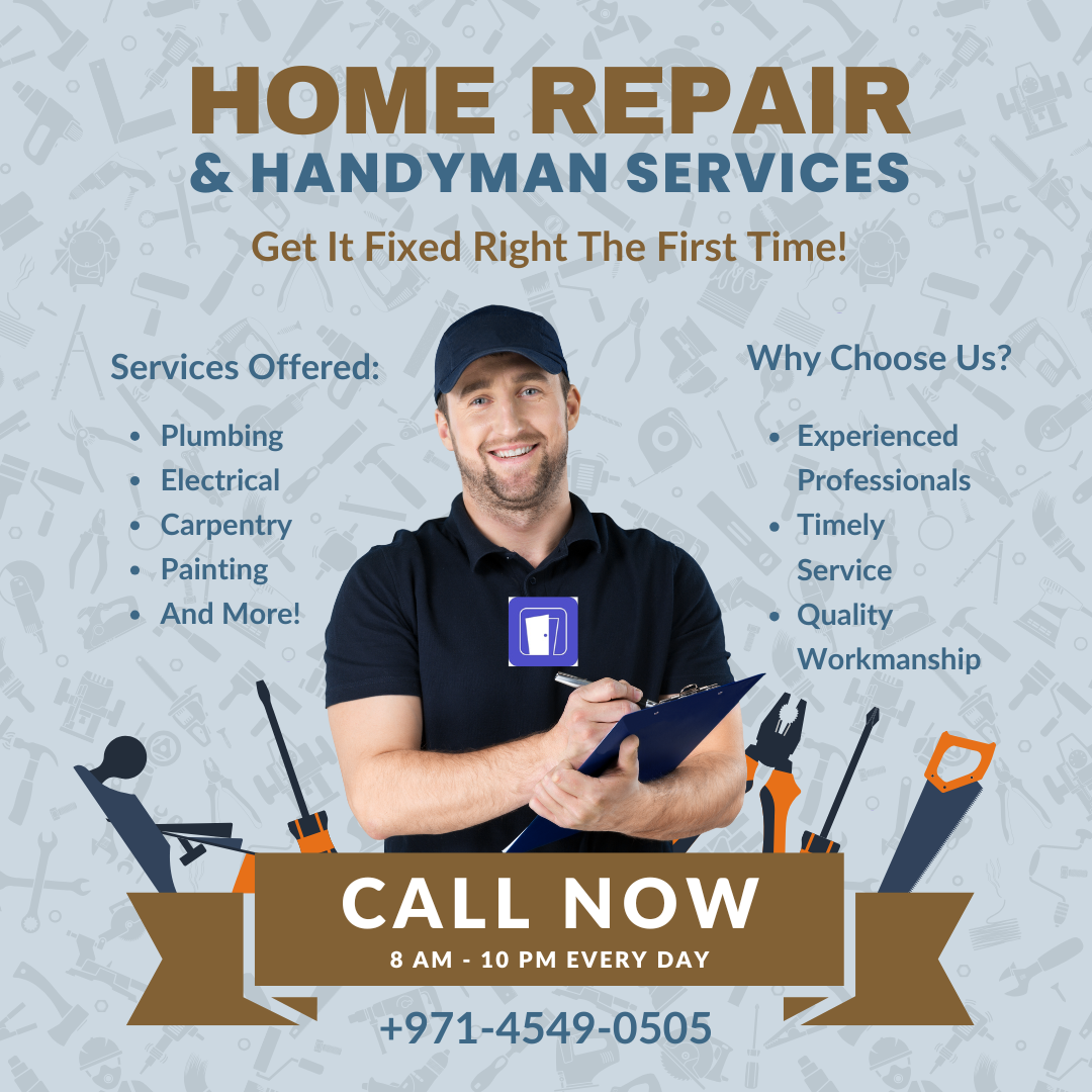 Professional Handyman Services in Dubai | Handyman Near Me