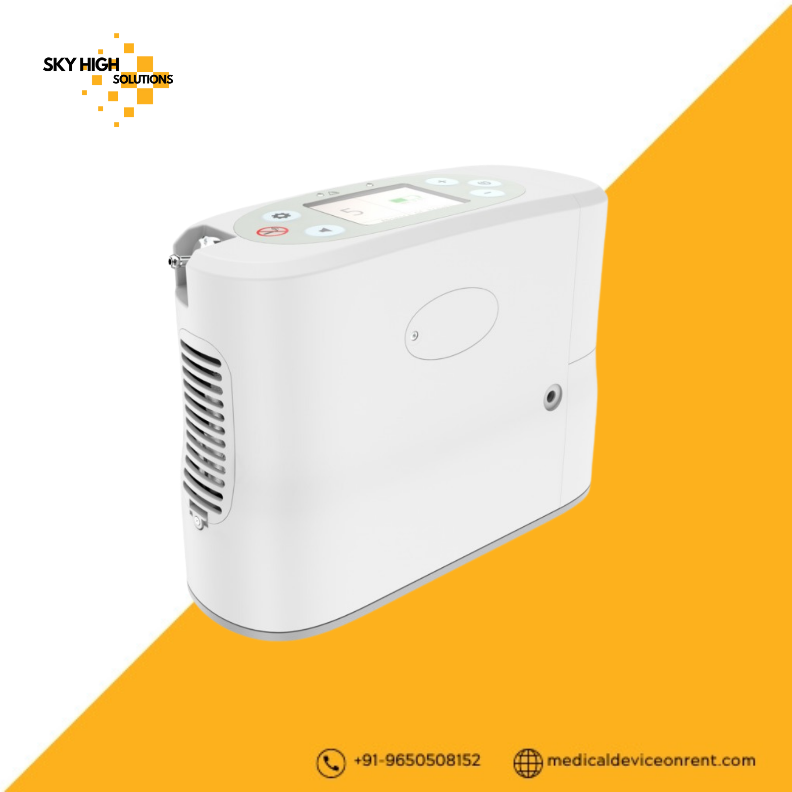 Portable Travel Oxygen Concentrator for Rent & Sale in Delhi NCR