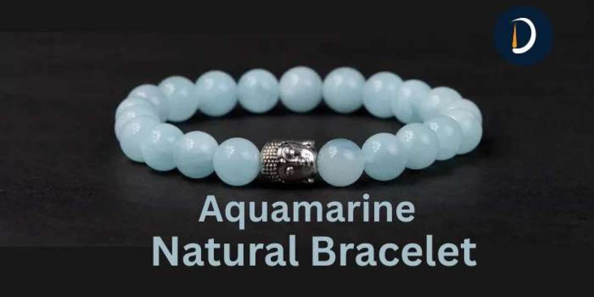 Aquamarine Natural Bracelet: For Healing and Strength