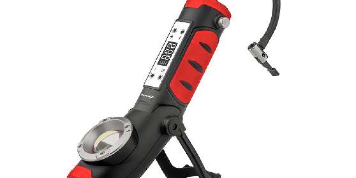 Air Pump Work Light Combos Dual Tools for Space-Saving Garages
