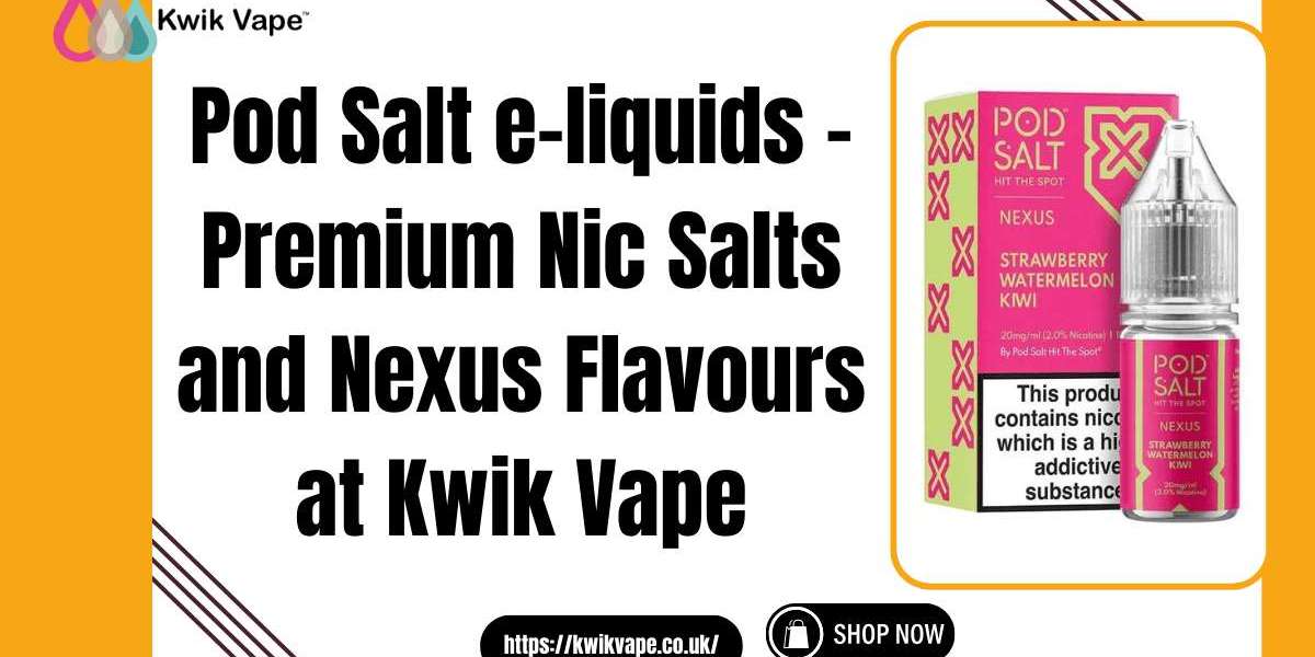 Pod Salt e-liquids at Kwik Vape | Premium Nic Salts UK