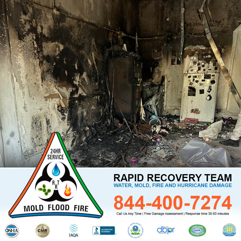Fire Damage Cleanup Services Florida | Rapid Recovery Team