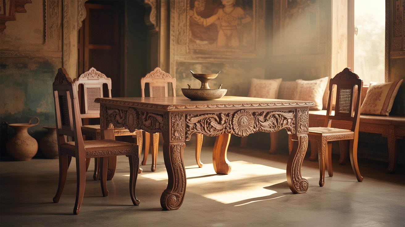 How to Decorate a Home with Handcrafted Wooden Furniture: A Global Style Guide - Easyfie