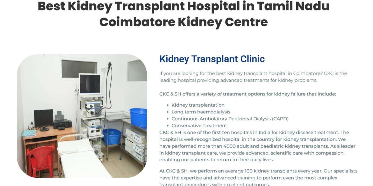 No.1 Kidney Transplant Hospital | Coimbatore Kidney Centre