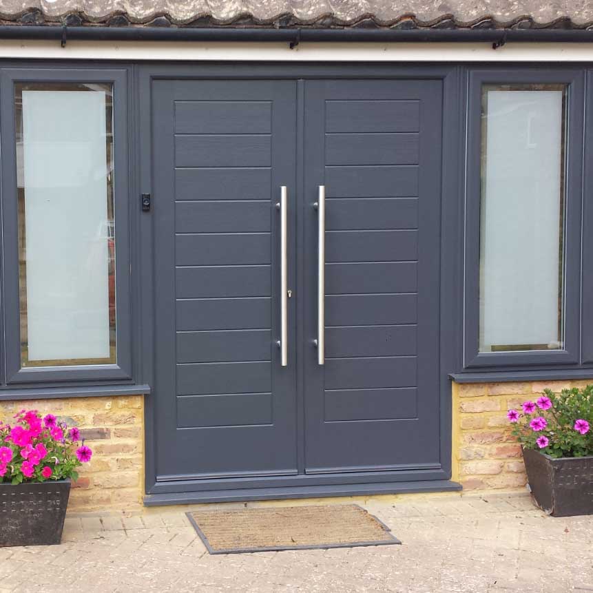 Magnificent Double Front Doors | Beauty and Security Combined