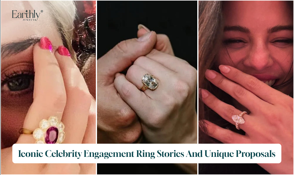 Iconic Celebrity Engagement Rings & Unique Proposals | Earthly Jewels