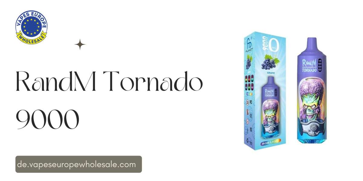 RandM Tornado 9000 – Die Innovation im Bereich Einweg-E-Zigaretten