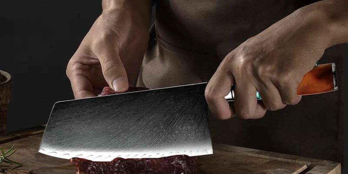 Damascus Cleaver Knife: Bone-Breaking & Veggie-Slicing Mastery