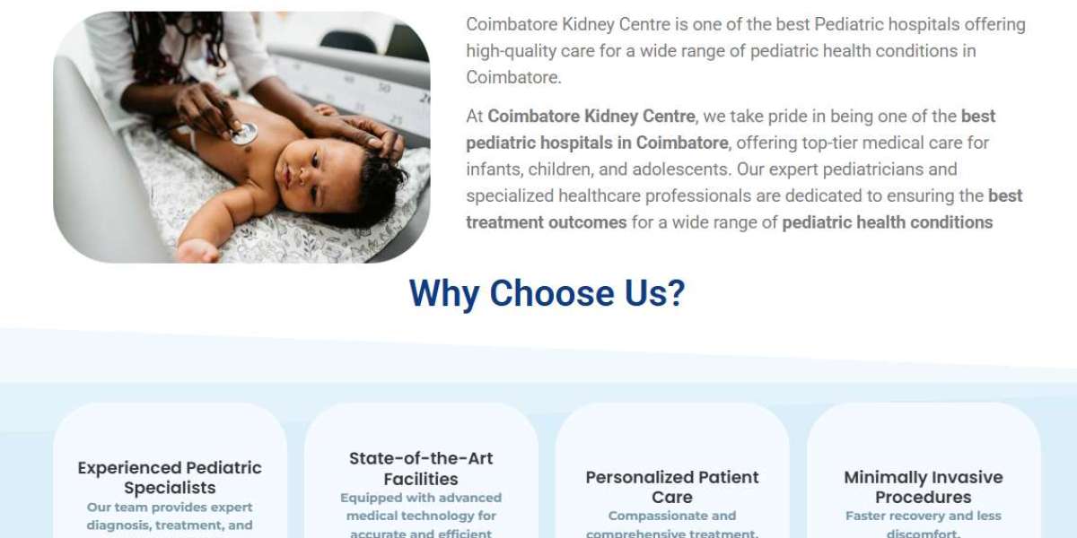 Best Pediatric Hospital In Coimbatore | 24-hour Services
