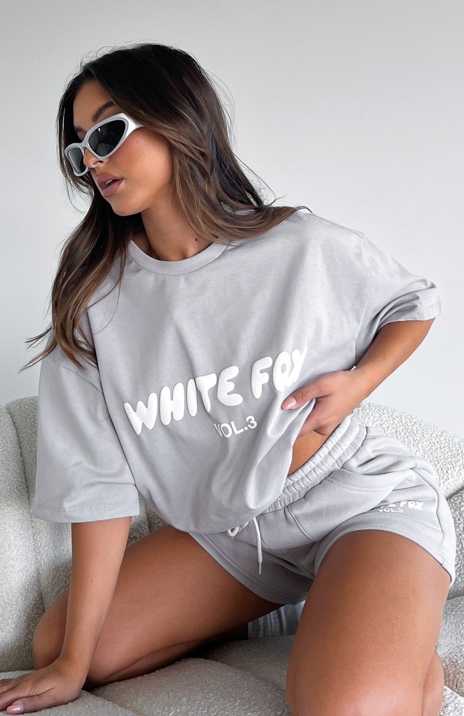 White Fox Offstage Oversized Tee Moon || Amazing Quality