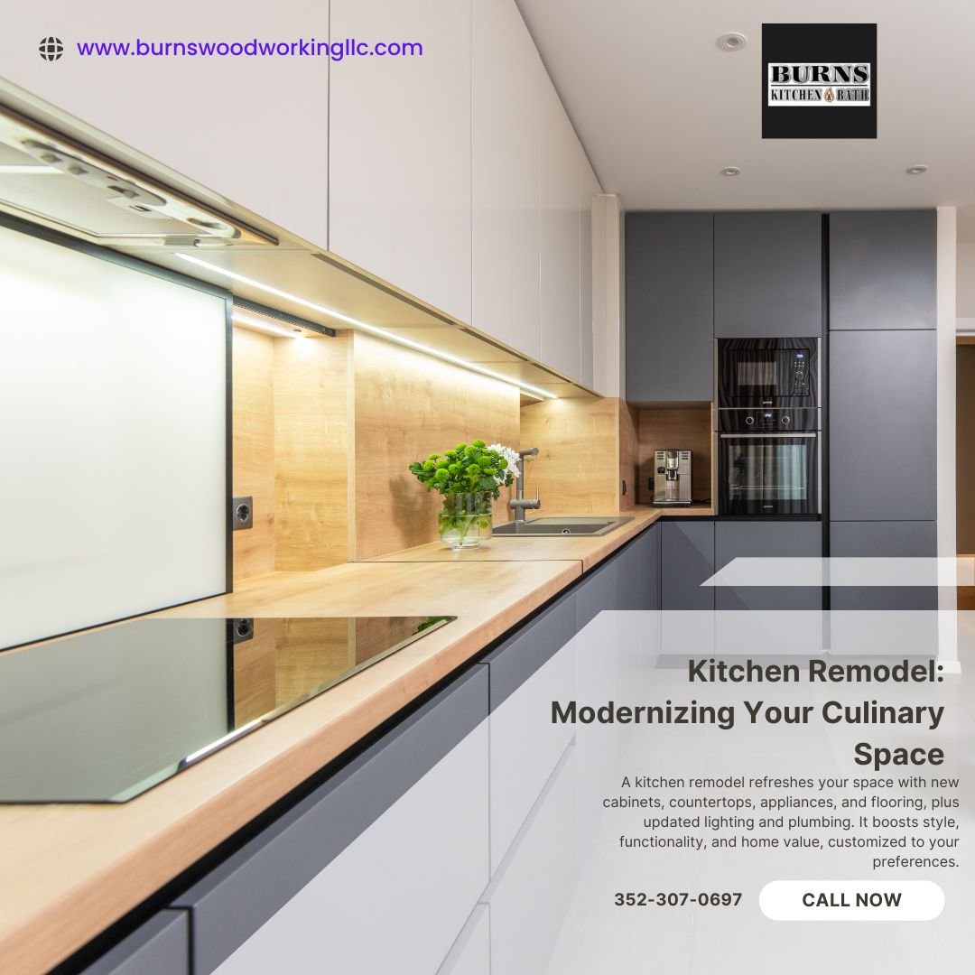 Transform Your Kitchen in The Villages, FL with BURNS Woodworking LLC