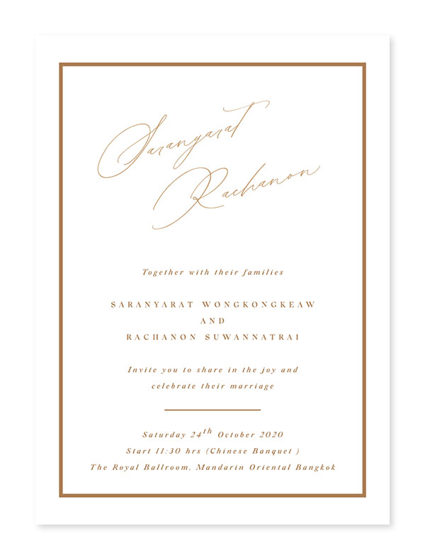 ติดต่อทำการ์ดแต่งงาน กับร้านพิมพ์การ์ดแต่งงานอันดับ 1 รับประกันความพึงพอใจ
