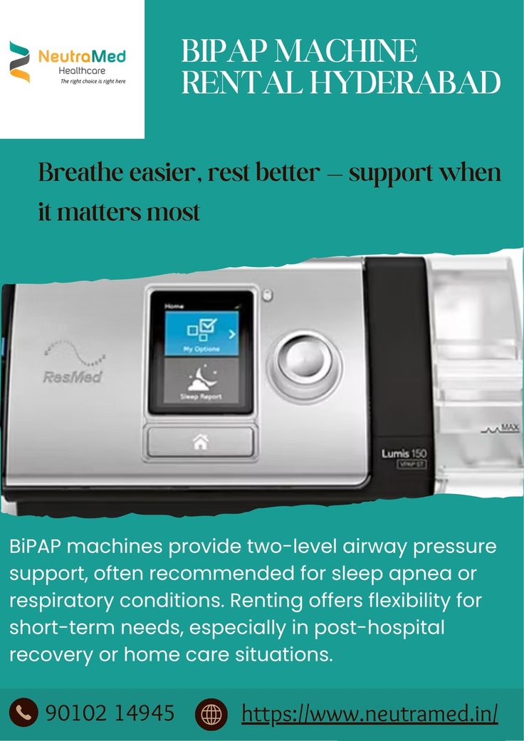 Pin on BiPAP machine rental Hyderabad