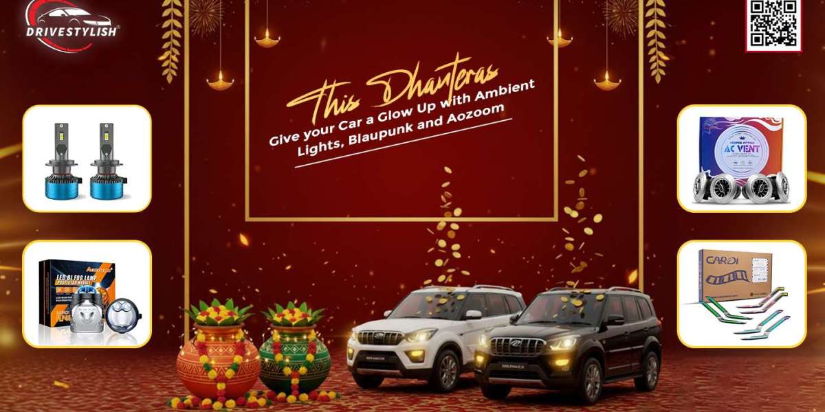 This Dhanteras, Give Your Car a Glow-Up with Ambient Lights, Blaupunkt & Aozoom