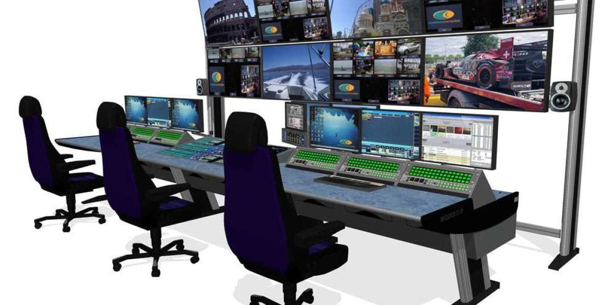 Control room furniture av solutions for Dubai control rooms
