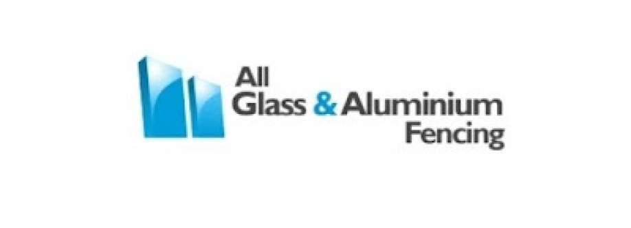 All glass and aluminium fencing