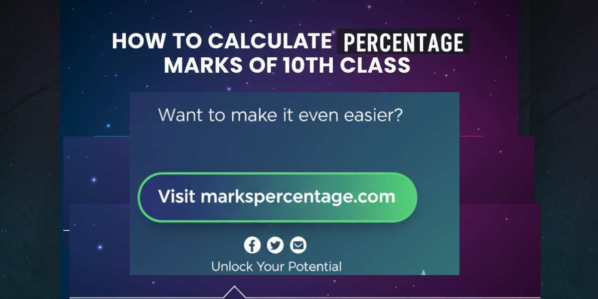 How to Calculate Percentage of Marks of 10th Class.
