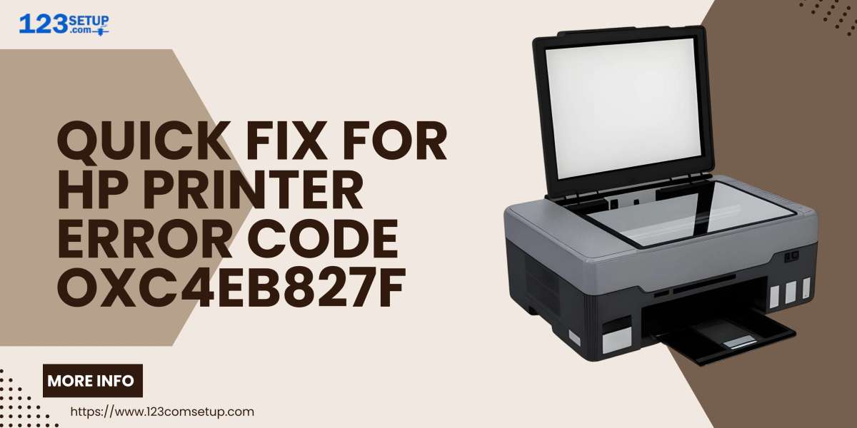 Quick Fix for HP Error Code OXC4EB827F