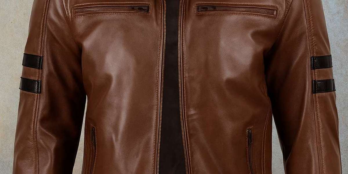 Classic Elegance and Rugged Charm The Ultimate Brown Leather Jacket for Men