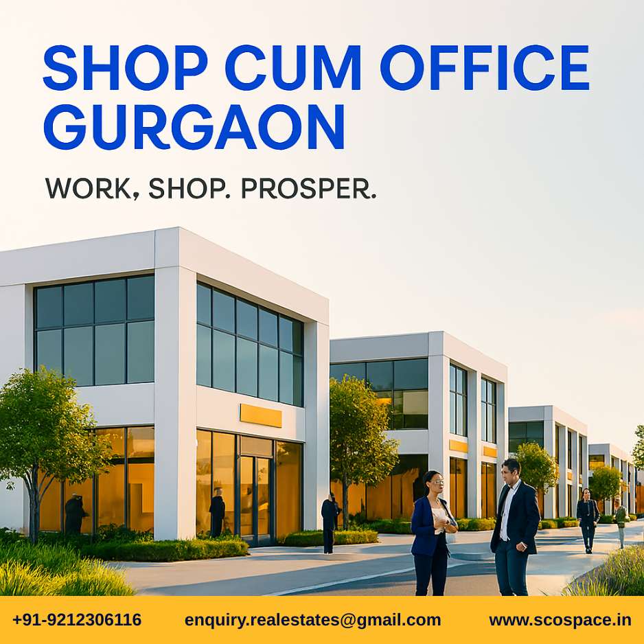 Shop cum office plots Gurgaon