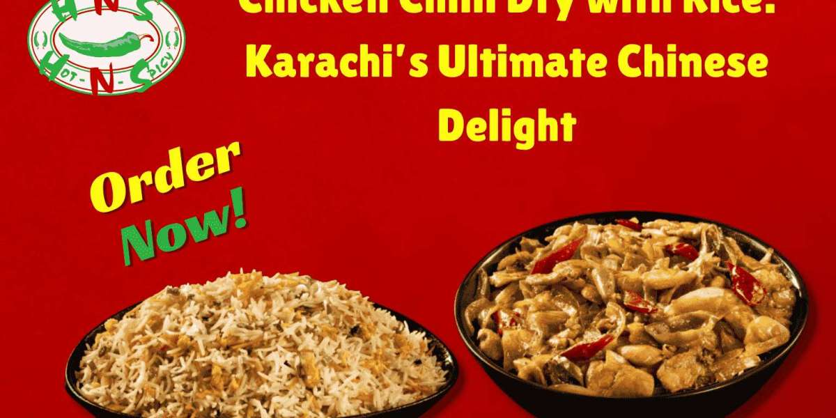 Chicken Chilli Dry with Rice: Karachi’s Ultimate Chinese Delight
