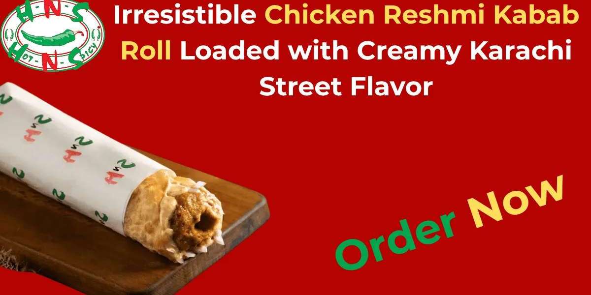 Irresistible Chicken Reshmi Kabab Roll by Hot n Spicy
