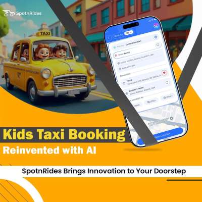 Kids Taxi Booking App Development By SpotnRides Profile Picture