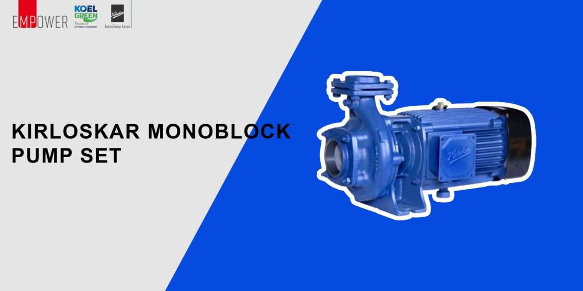 Kirloskar Monoblock Pump Set in Bangalore – Powering Reliable Water Solutions
